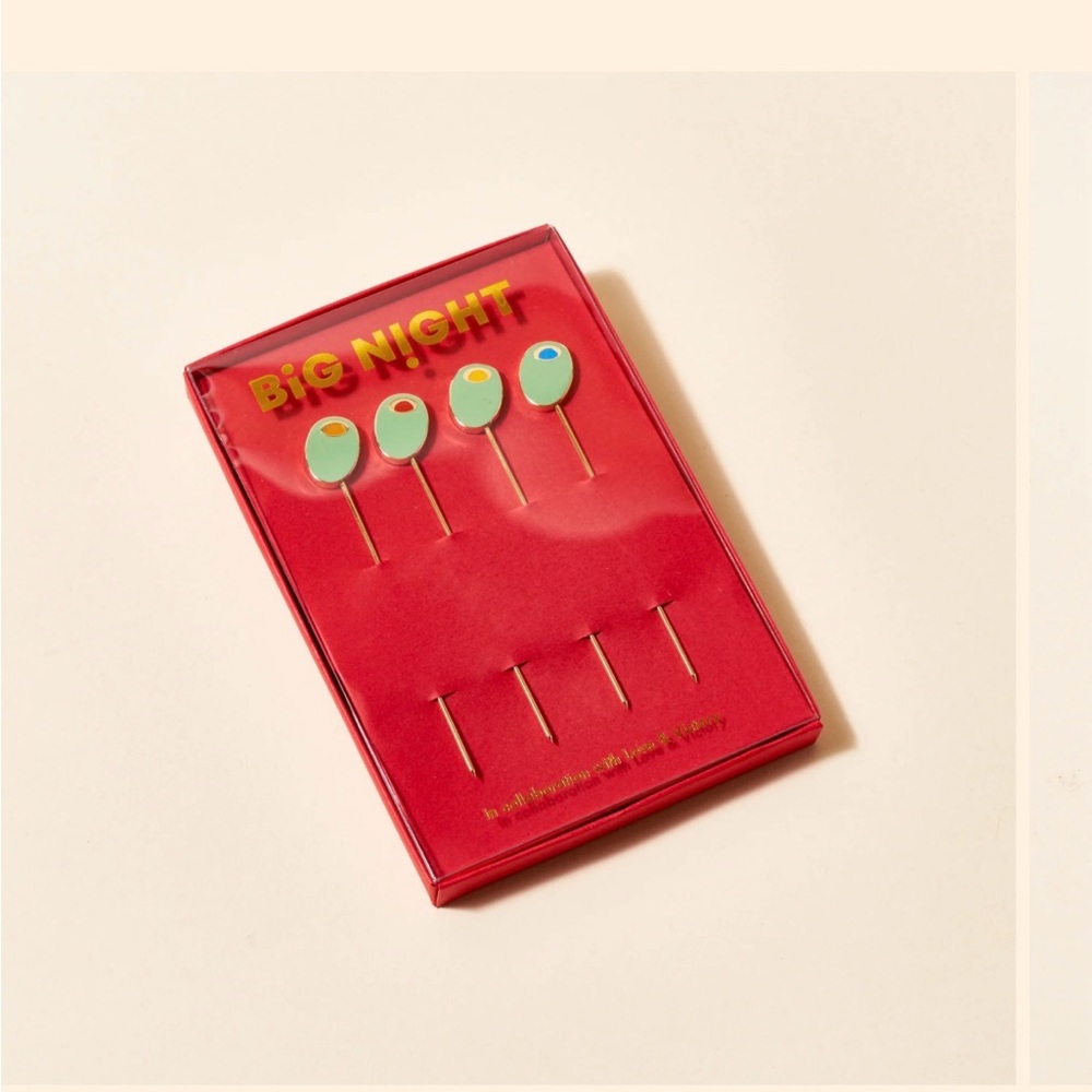 Olive Cocktail Picks Set- Big Night